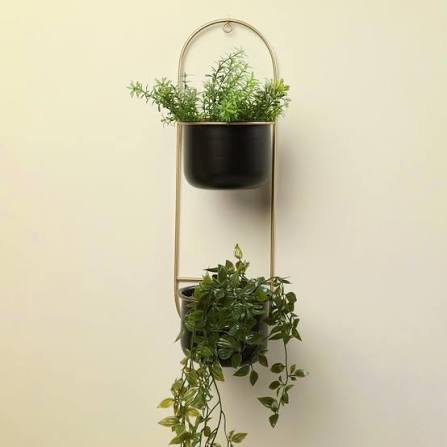 Bold Artistic Metal Wall Planter