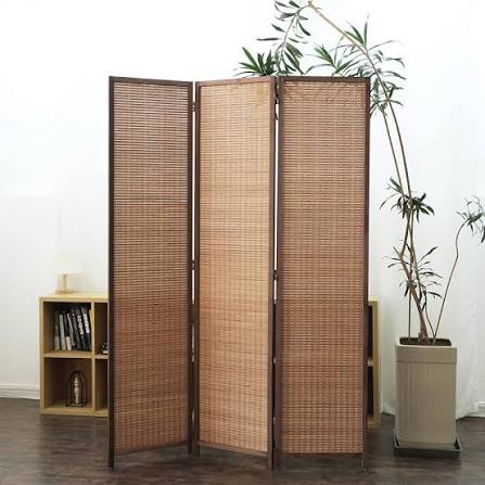 Leaf Inspired 3 Panel Room Divider